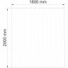 Шторка для ванной WASSERKRAFT ODER SC-30401
