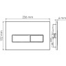Система инсталляции для унитазов WASSERKRAFT DILL 61TLT.010.ME.PB03